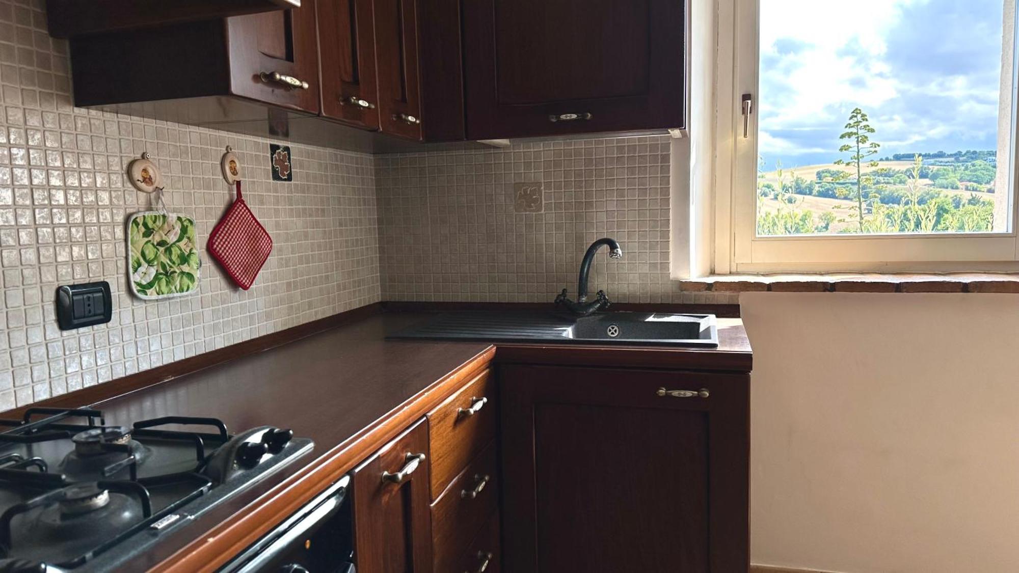 Apartamento S214 - Sirolo, Trilocale Con Giardino In Zona Tranquilla Exterior foto